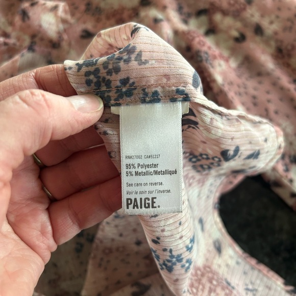 PAIGE IIara Floral Ruffle Blouse - Picture 5 of 6